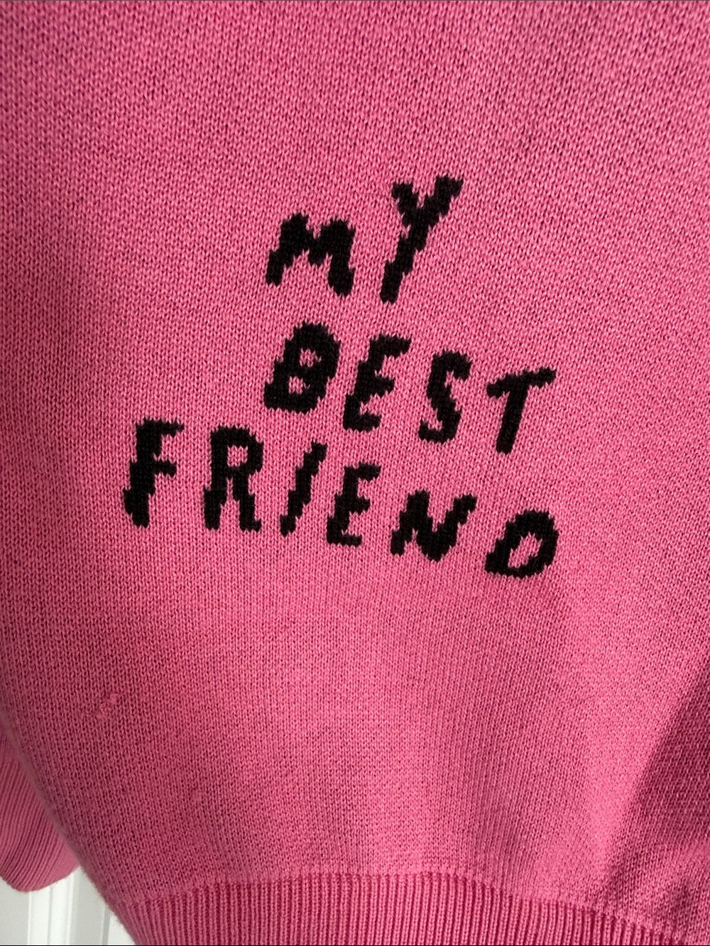 Teddy Fresh Pink Cat Graphic Knit Sweater - Picture 6 of 8